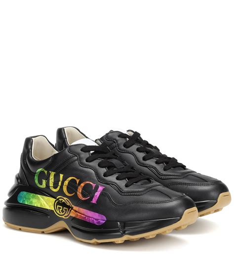 black sneakers gucci|Gucci sneakers black women.